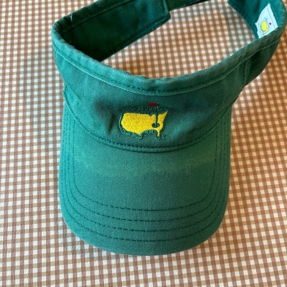 Masters Green Visor hat adjustable. One size - Picture 3 of 11
